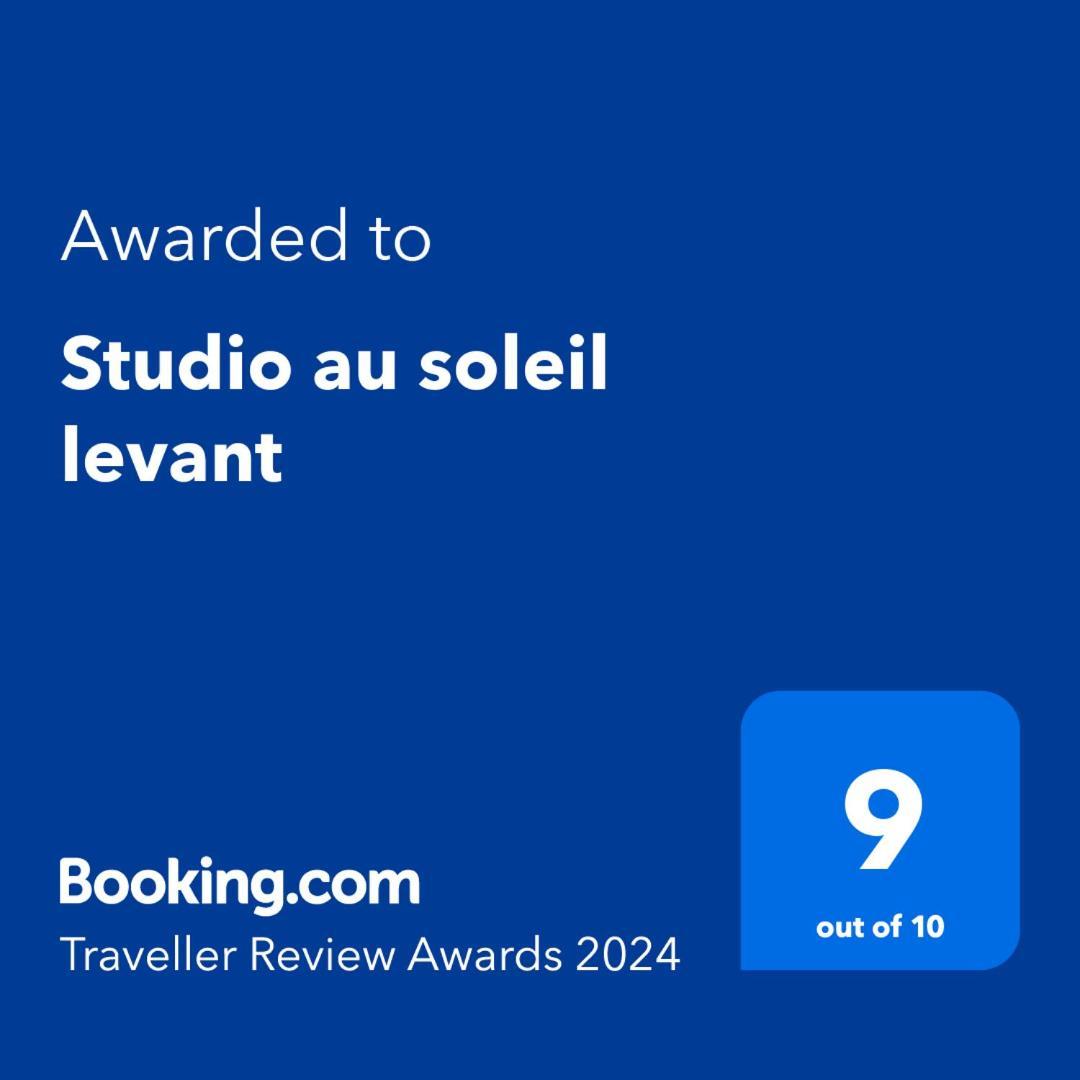 Studio Au Soleil Levant, Avec Piscine 라 트리니테 외부 사진